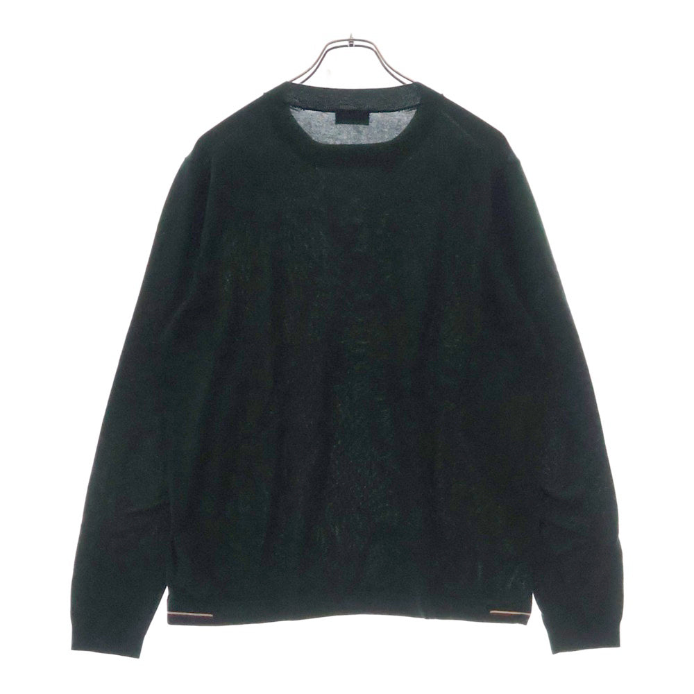 MONCLER(モンクレール) 20SS GIROCOLLO TRICOT Vガゼット コットン ニットセーター グリーン F10919C71300 V9103