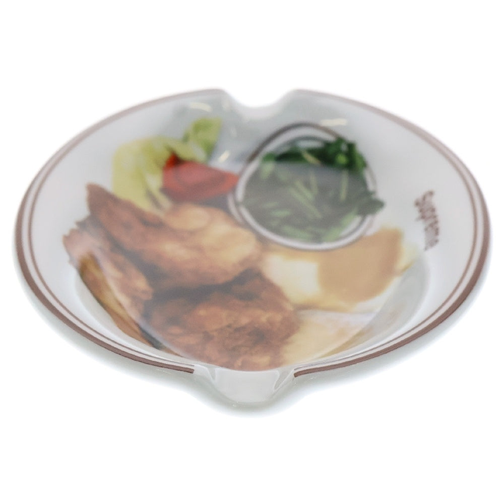 SUPREME(シュプリーム) 18SS Chicken Dinner Plate Ashtray チキン ディナー プレートアッシュトレイ ホワイト ■