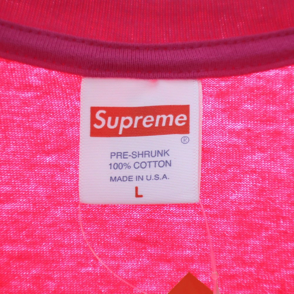 SUPREME(シュプリーム) 23SS Arabic Logo Tee アラビアロゴ プリント半袖Tシャツ カットソー ピンク
