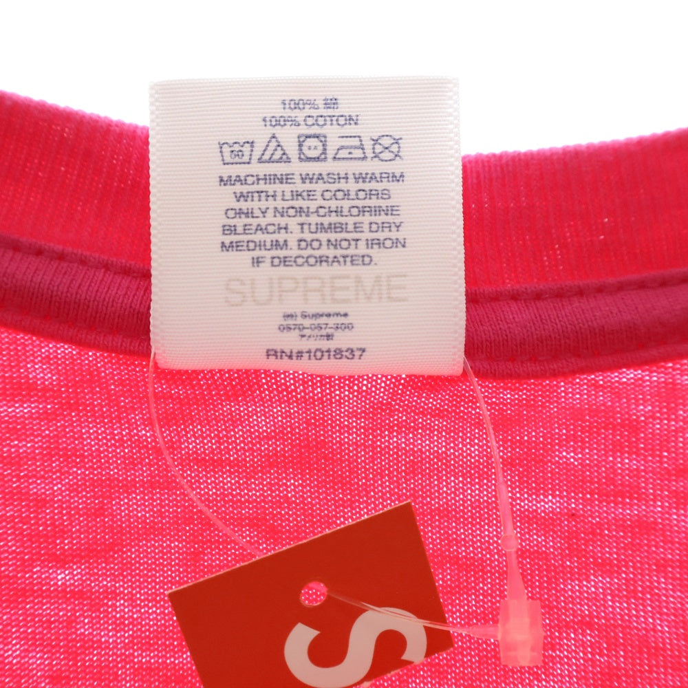 SUPREME(シュプリーム) 23SS Arabic Logo Tee アラビアロゴ プリント半袖Tシャツ カットソー ピンク