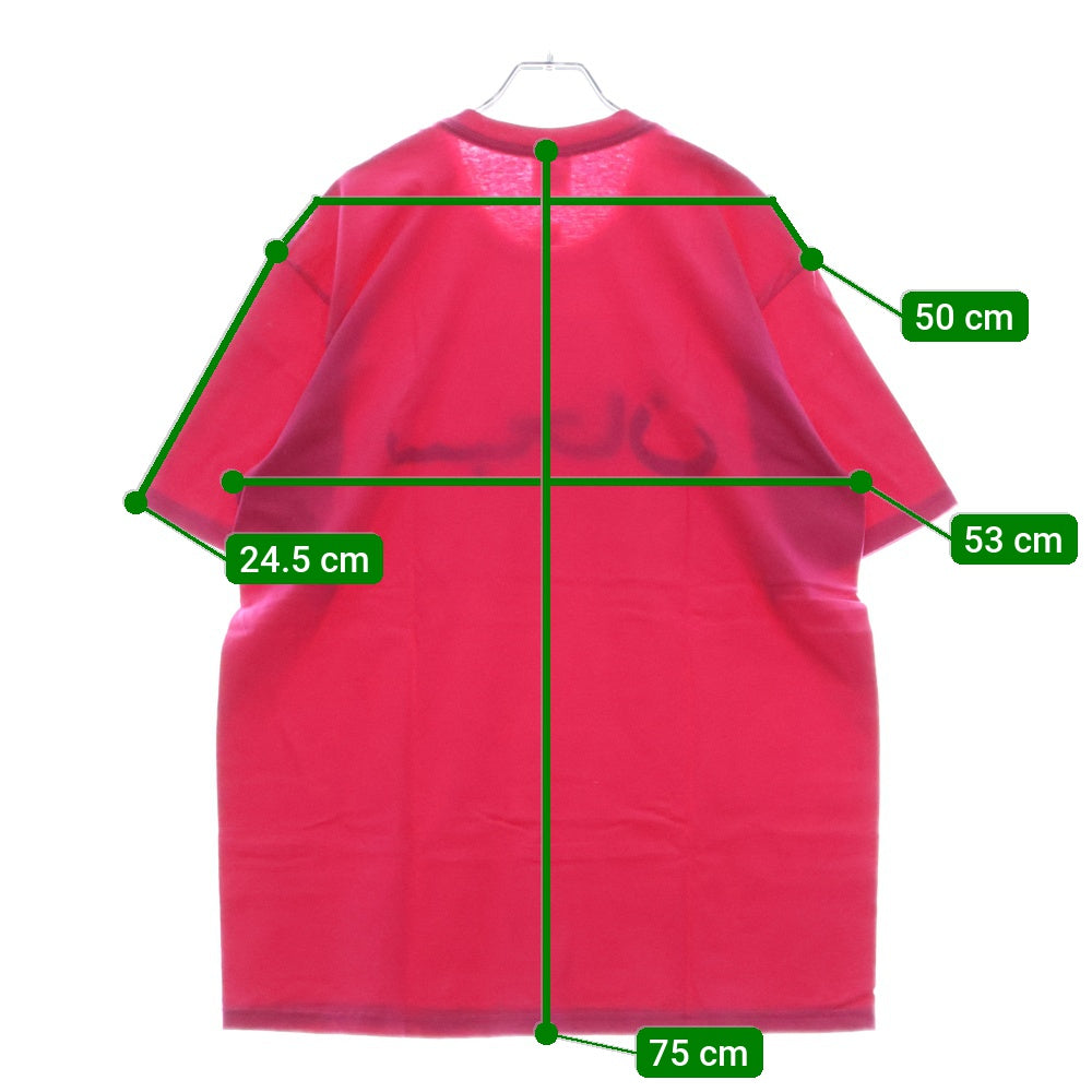 SUPREME(シュプリーム) 23SS Arabic Logo Tee アラビアロゴ プリント半袖Tシャツ カットソー ピンク