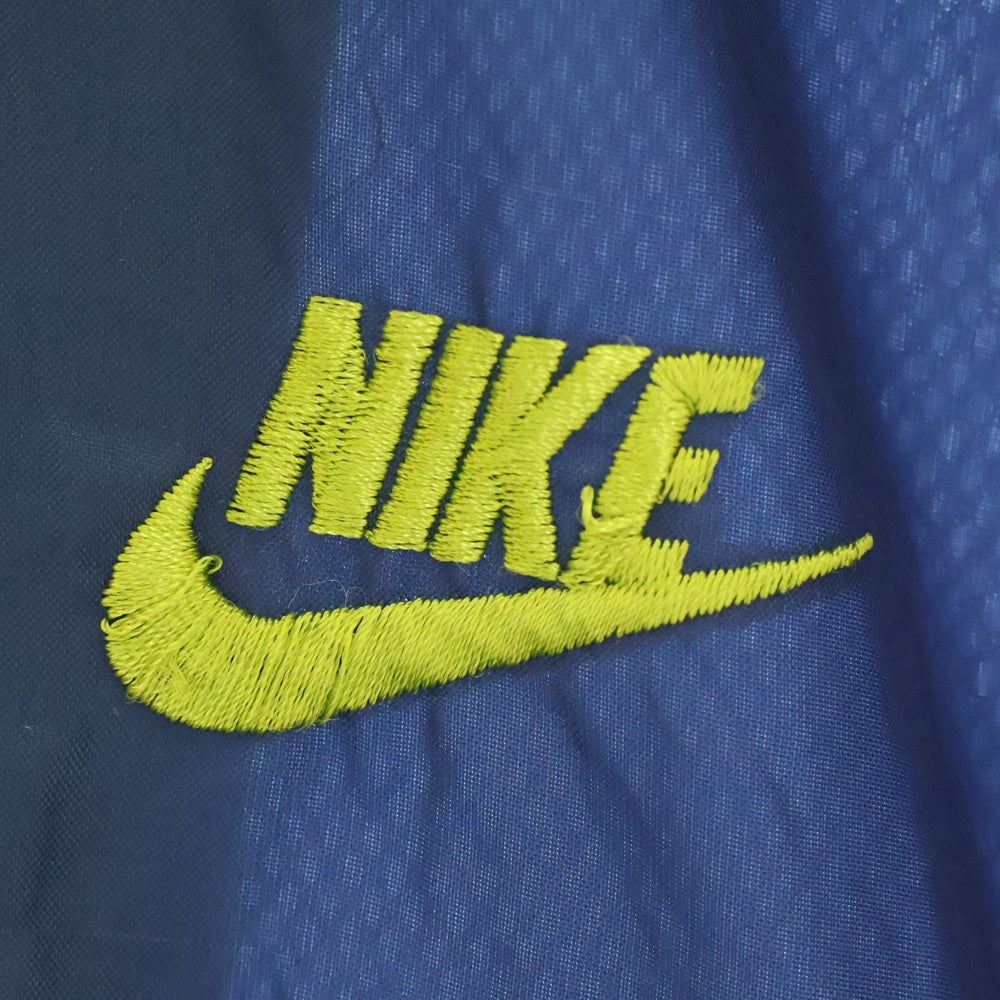 NIKE(ナイキ) 90s VINTAGE 銀タグ ロゴナイロントラックジャケット ブルー/グリーン