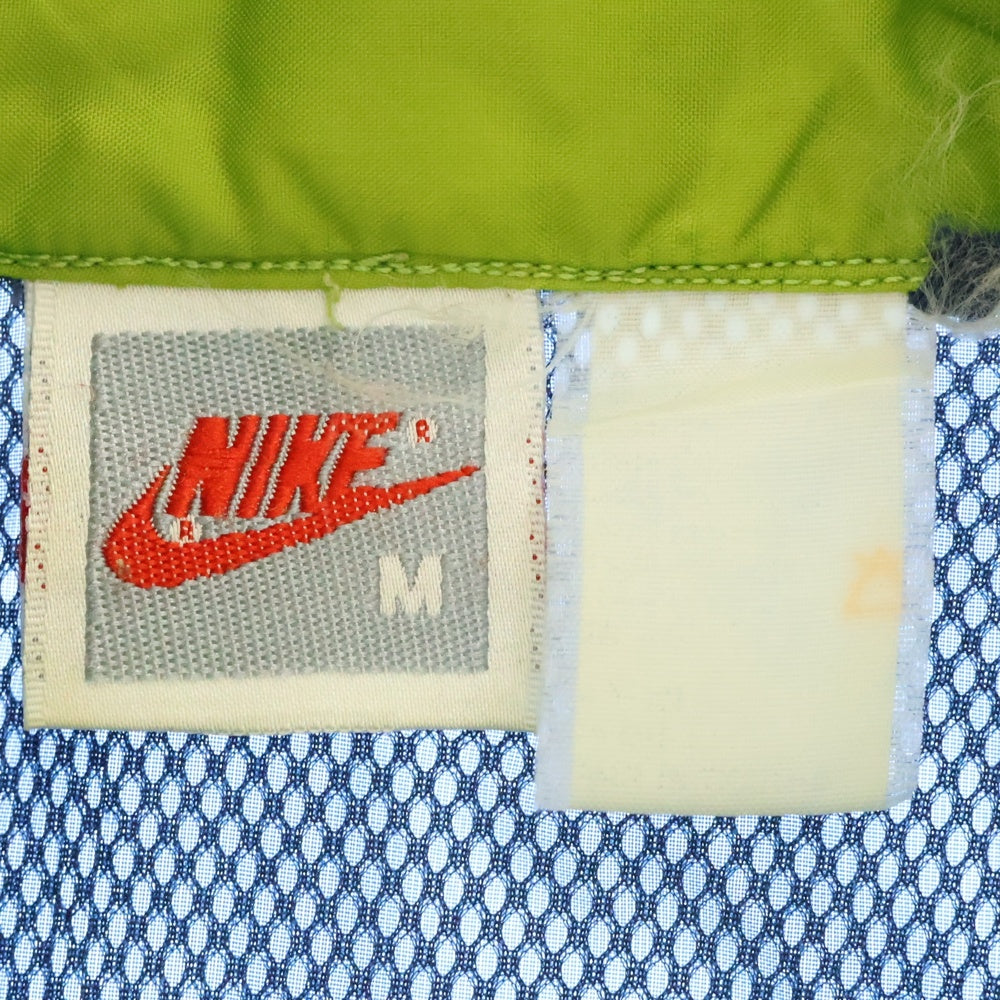 NIKE(ナイキ) 90s VINTAGE 銀タグ ロゴナイロントラックジャケット ブルー/グリーン