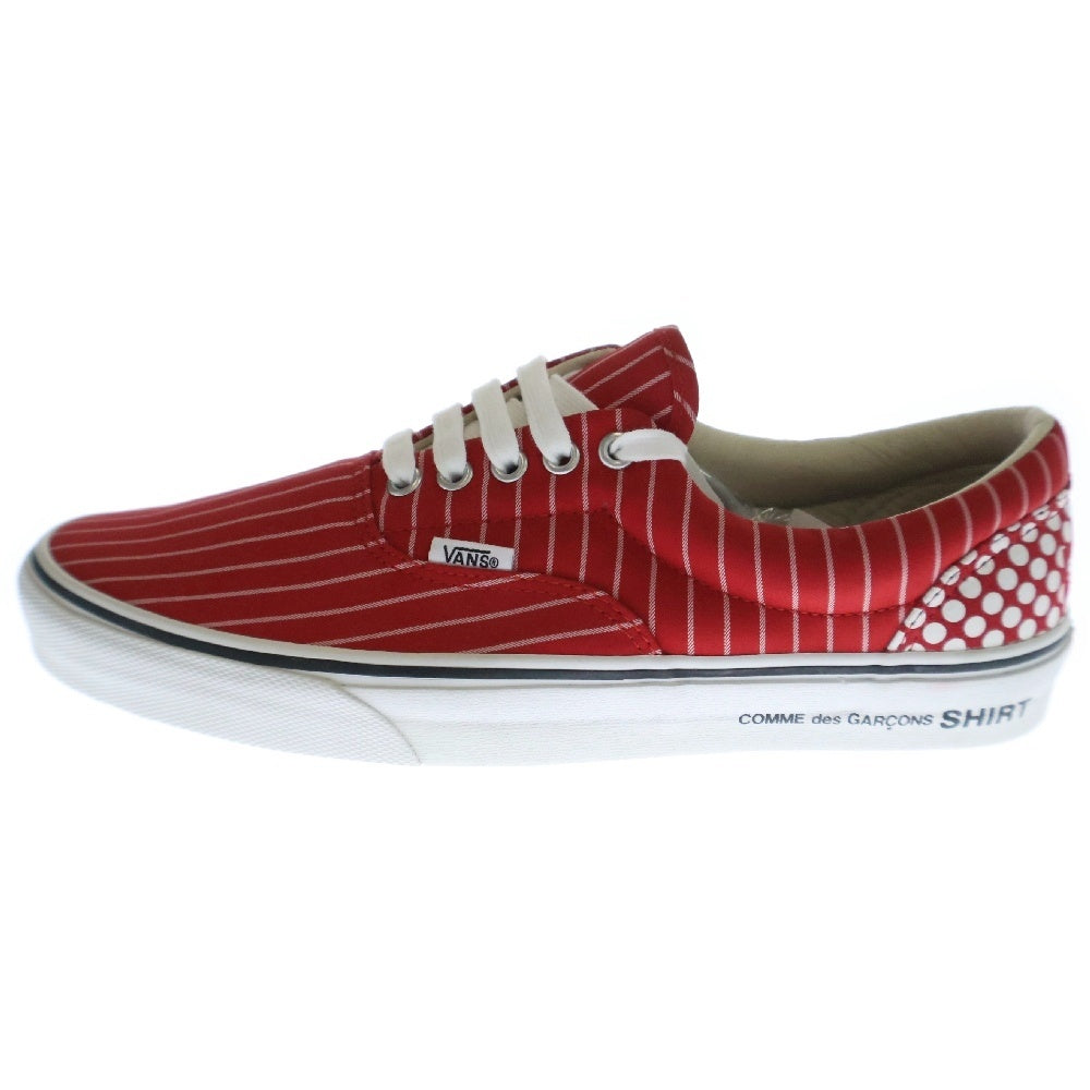 SUPREME(シュプリーム) ×CDG ×VANS Era Harold Hunter コムデギャルソン バンズ エラ ハロルドハンター ローカットスニーカー ホワイト/レッド US9.5/27.5cm VN0W3CEG5