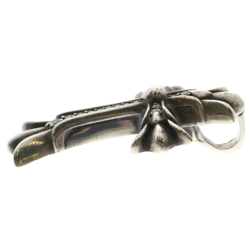 CHROME HEARTS(クロムハーツ) DBL CH CRS SML P/DMND スモールダブルCHクロスペンダントトップ PAVEダイヤ シルバー