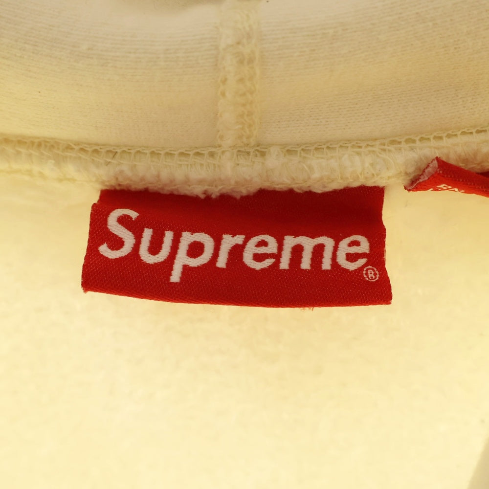 SUPREME(シュプリーム) 20AW Cross Box Logo Hooded Sweatshirt クロスボックスロゴ プルオーバースウェットパーカー フーディ ナチュラル