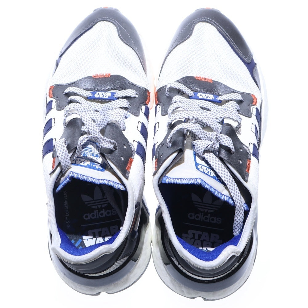 adidas(アディダス) ×STAR WARS Nite Jogger Storm Trooper スターウォーズ ナイトジョガーストームトルーパー ローカットスニーカー ホワイト/ブルーUS9/27cm 004001