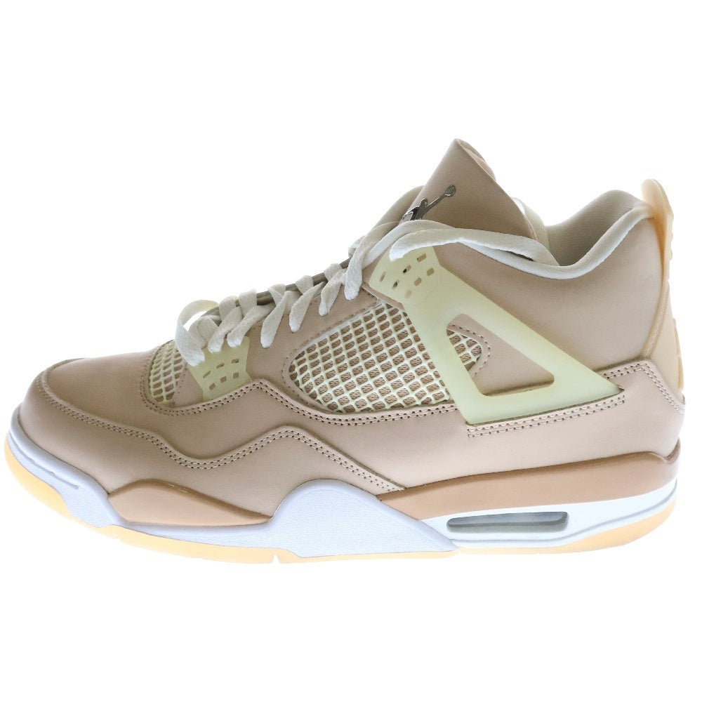 NIKE(ナイキ) WMNS AIR JORDAN 4 RETRO SHIMMER ウィメンズ エアジョーダン 4 シマー ハイカットスニーカー ベージュ US11.5/28.5cm DJ0675-200
