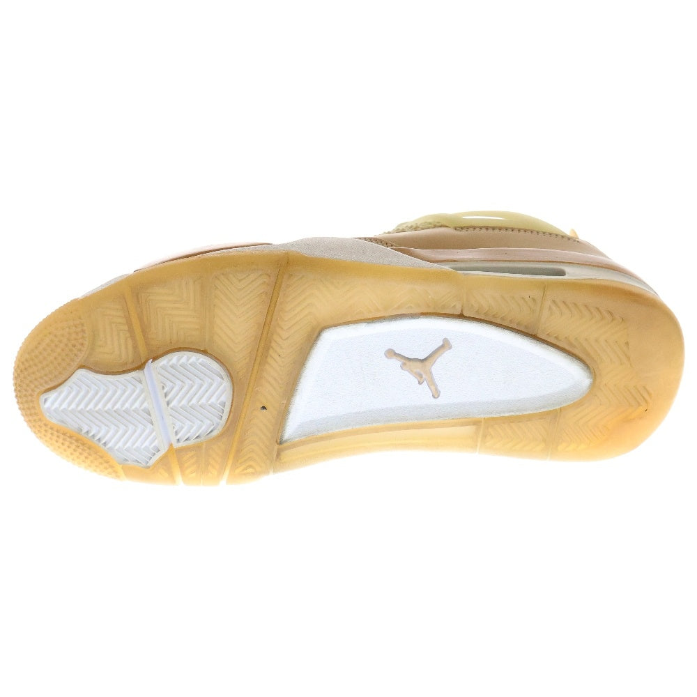 NIKE(ナイキ) WMNS AIR JORDAN 4 RETRO SHIMMER ウィメンズ エアジョーダン 4 シマー ハイカットスニーカー ベージュ US11.5/28.5cm DJ0675-200
