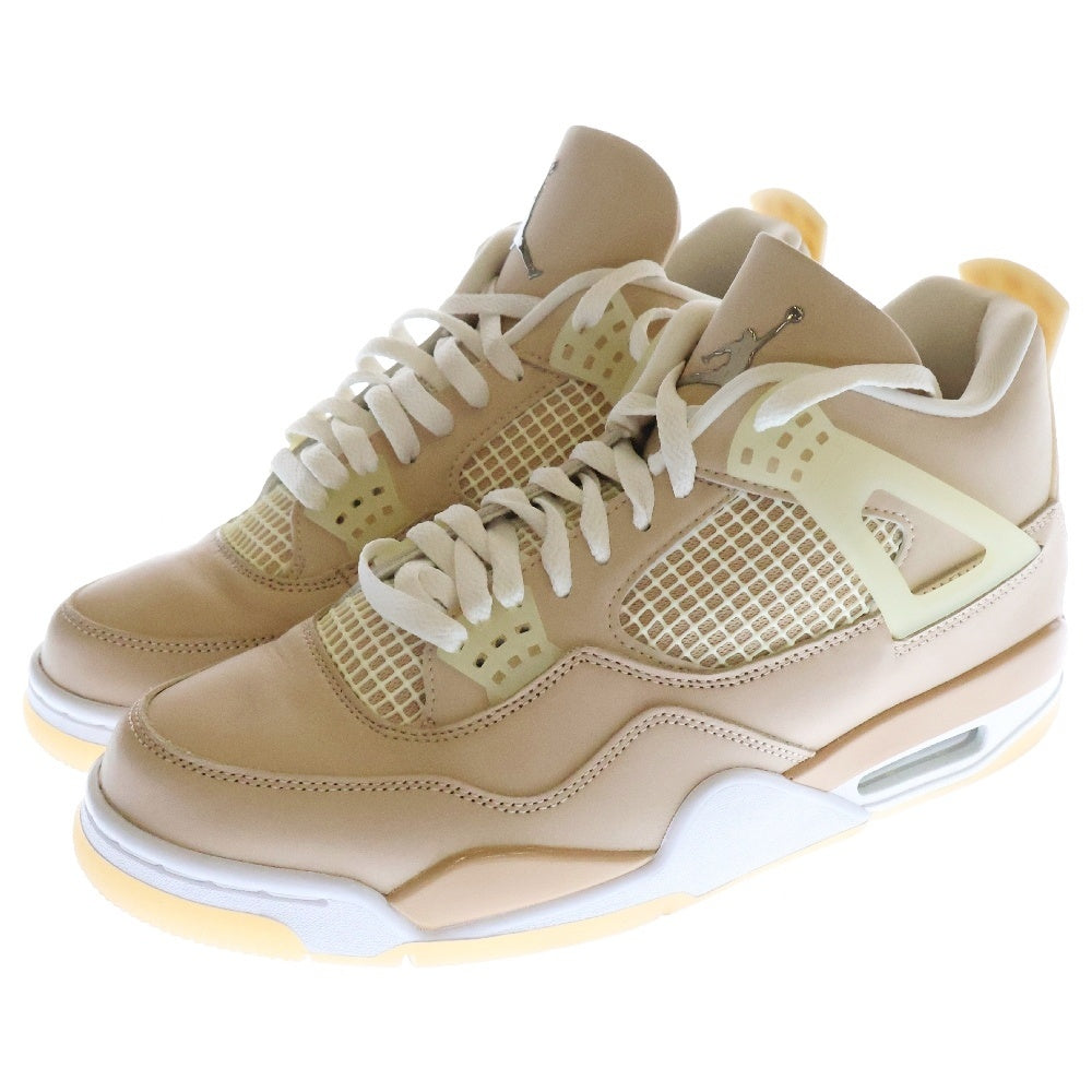 NIKE(ナイキ) WMNS AIR JORDAN 4 RETRO SHIMMER ウィメンズ エアジョーダン 4 シマー ハイカットスニーカー ベージュ US11.5/28.5cm DJ0675-200