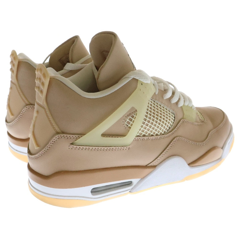NIKE(ナイキ) WMNS AIR JORDAN 4 RETRO SHIMMER ウィメンズ エアジョーダン 4 シマー ハイカットスニーカー ベージュ US11.5/28.5cm DJ0675-200