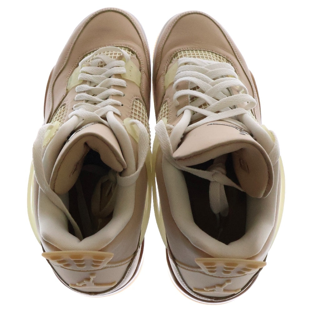 NIKE(ナイキ) WMNS AIR JORDAN 4 RETRO SHIMMER ウィメンズ エアジョーダン 4 シマー ハイカットスニーカー ベージュ US11.5/28.5cm DJ0675-200