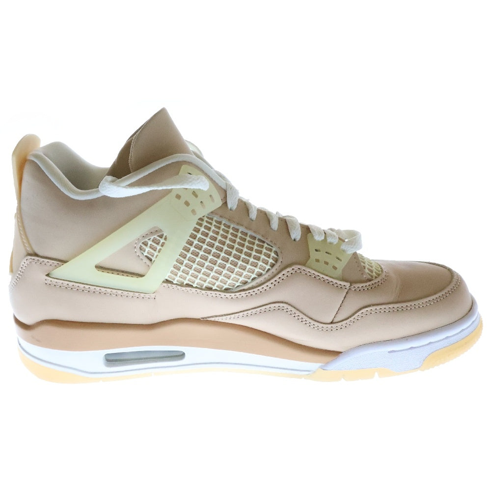 NIKE(ナイキ) WMNS AIR JORDAN 4 RETRO SHIMMER ウィメンズ エアジョーダン 4 シマー ハイカットスニーカー ベージュ US11.5/28.5cm DJ0675-200