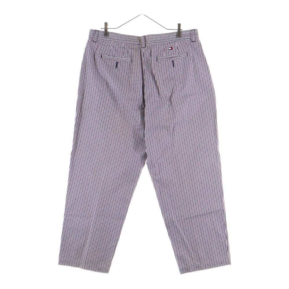 TOMMY HILFIGER(トミーヒルフィガー) チェック柄 コットン チノパンツ マルチ