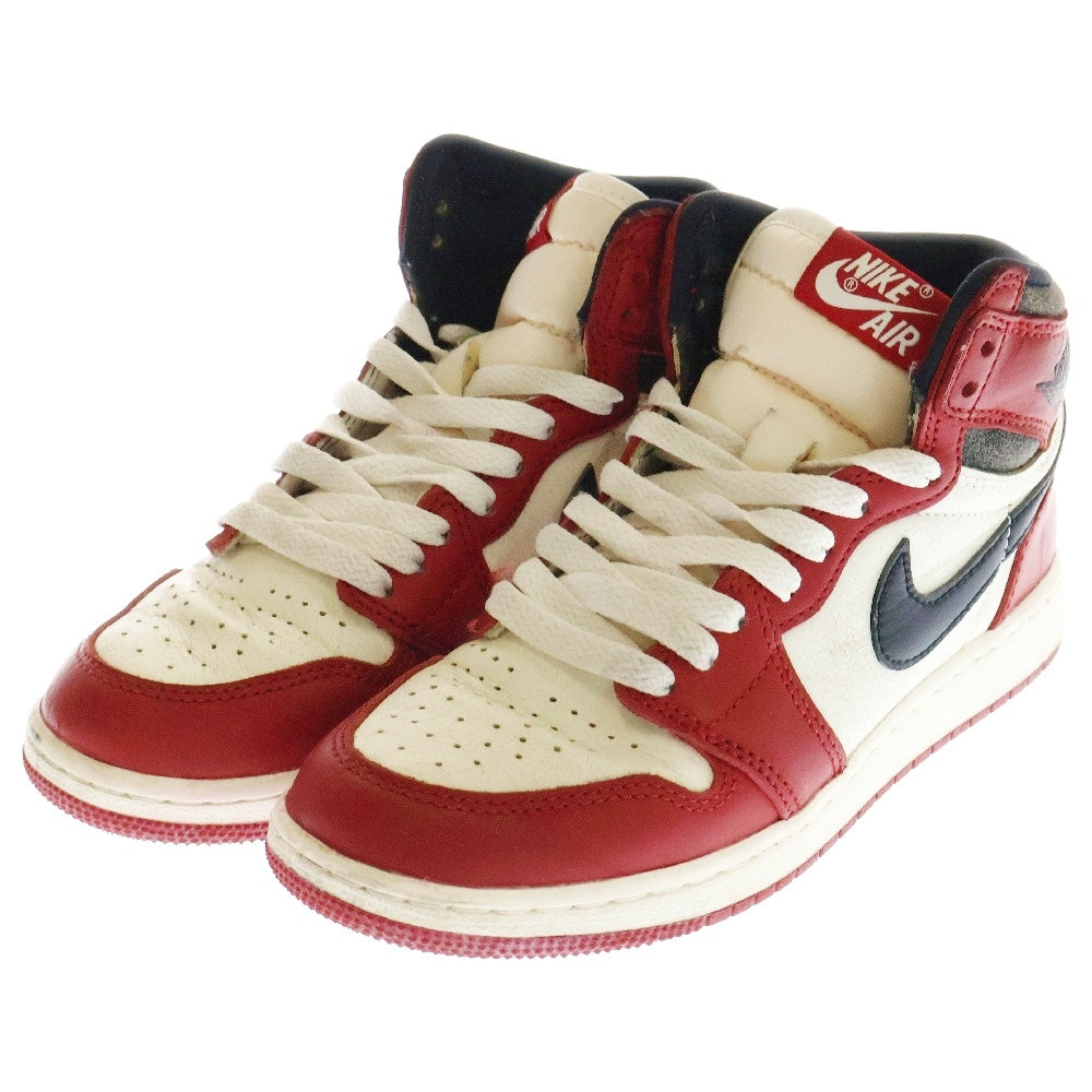 NIKE(ナイキ) AIR JORDAN 1 ロスト&ファウンド エアジョーダン1 シカゴ ハイカットスニーカー US4Y/23cm FD1437-612 レディース