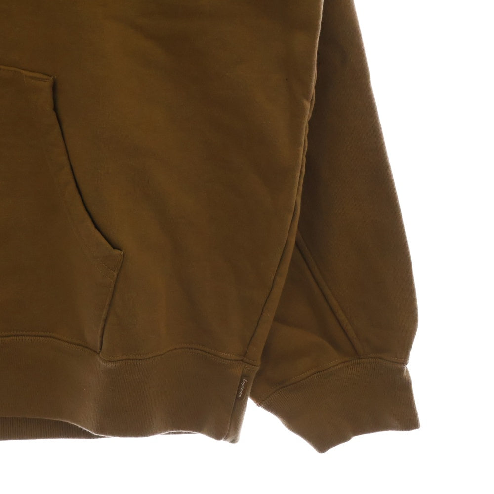 SUPREME(シュプリーム) 22SS Cropped Panels Hooded Sweatshirt クロップドパネル プルオーバースウェットパーカーフーディー ライトブラウン