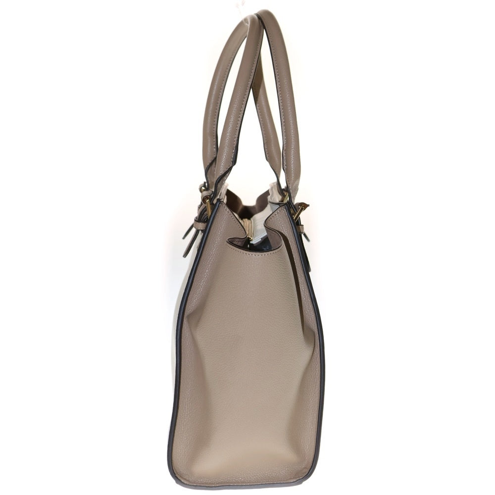 Samantha Thavasa(サマンサタバサ) エンターライン 2WAY レザートート ハンドバッグ ショルダーバッグ ホワイト/ベージュ レディース