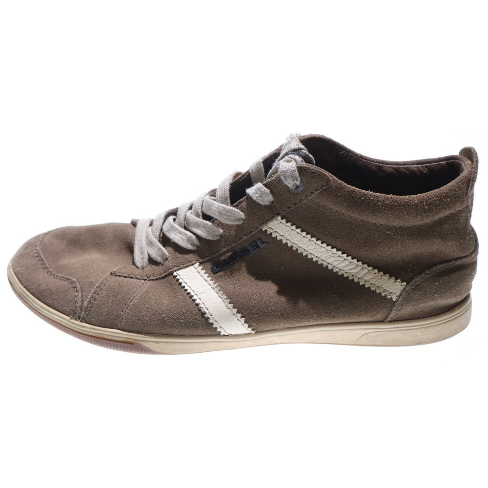 DIESEL(ディーゼル) スエード ローカットスニーカー ブラウン