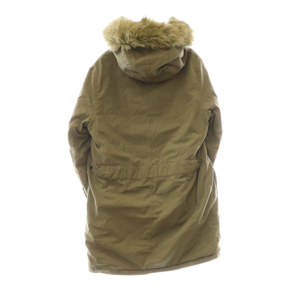 DENIM & SUPPLY RALPH LAUREN(デニム アンド サプライ ラルフローレン) N-3B Type Down Military Flight Jacket デニム&サプライ ミリタリー フライト ファージャケット カーキ レディース 4700412305
