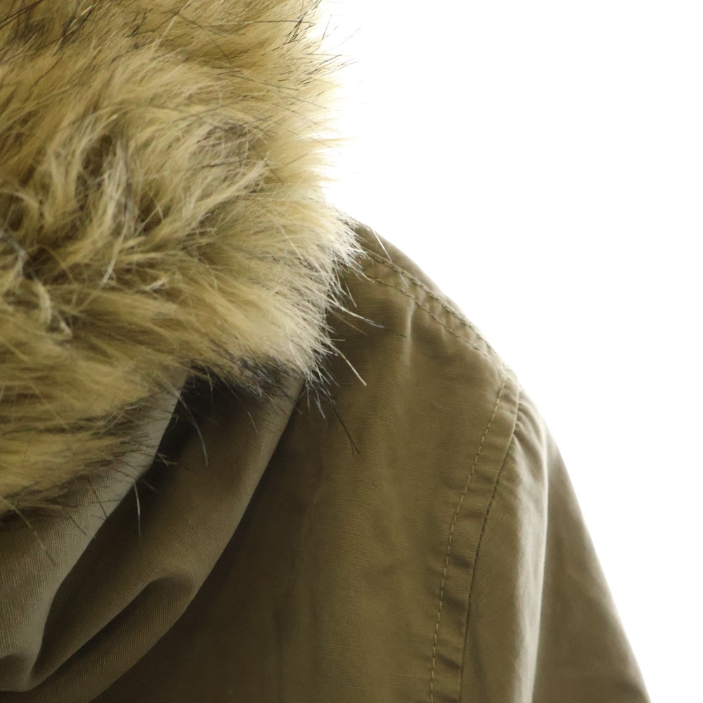DENIM & SUPPLY RALPH LAUREN(デニム アンド サプライ ラルフローレン) N-3B Type Down Military Flight Jacket デニム&サプライ ミリタリー フライト ファージャケット カーキ レディース 4700412305