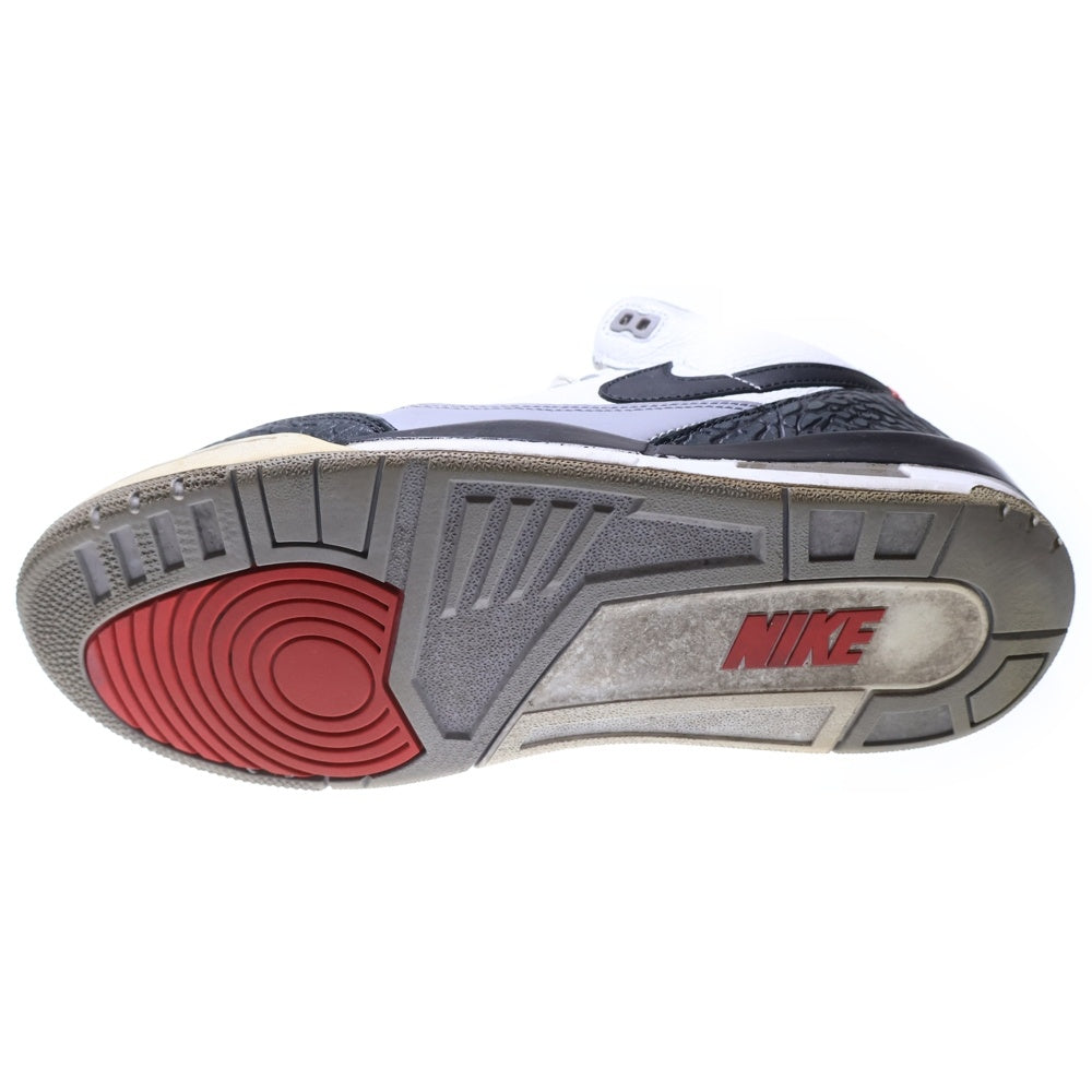 NIKE(ナイキ) AIR JORDAN 3 RETRO TINKER HATFIELD エアジョーダン3 レトロ ティンカー ハッドフィールド ローカットスニーカー ホワイト/ブラック US12/30cm AQ3835-160