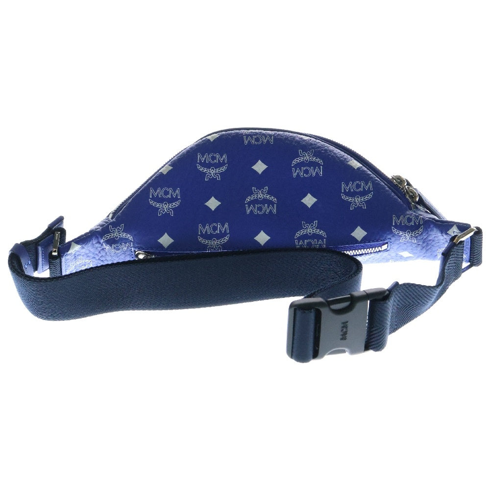MCM(エム シー エム) Belt Bag Small ヴィセトス ウエストバッグ ベルトバッグ ブルー MMZASFI05H1001