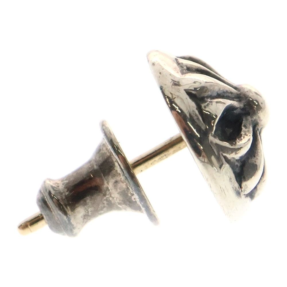 CHROME HEARTS(クロムハーツ) STUD CRSBLL クロスボールスタッドピアス シルバー BCA110