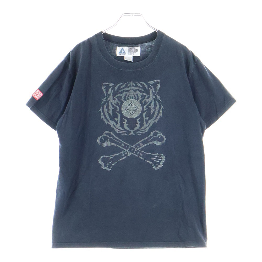 CHALLENGER(チャレンジャー) ×7STARS プリント 半袖Tシャツ カットソー ブラック