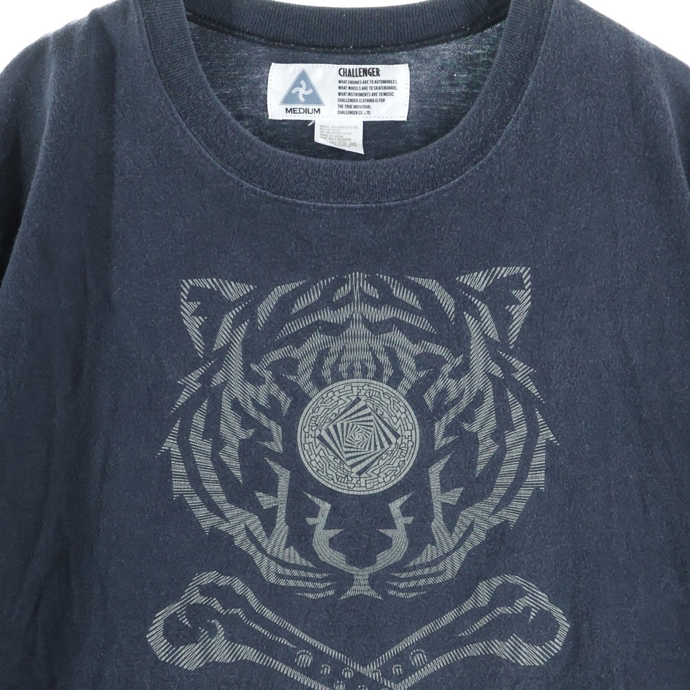 CHALLENGER(チャレンジャー) ×7STARS プリント 半袖Tシャツ カットソー ブラック