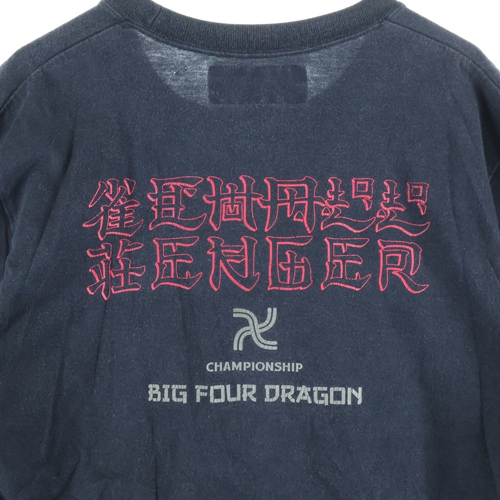 CHALLENGER(チャレンジャー) ×7STARS プリント 半袖Tシャツ カットソー ブラック