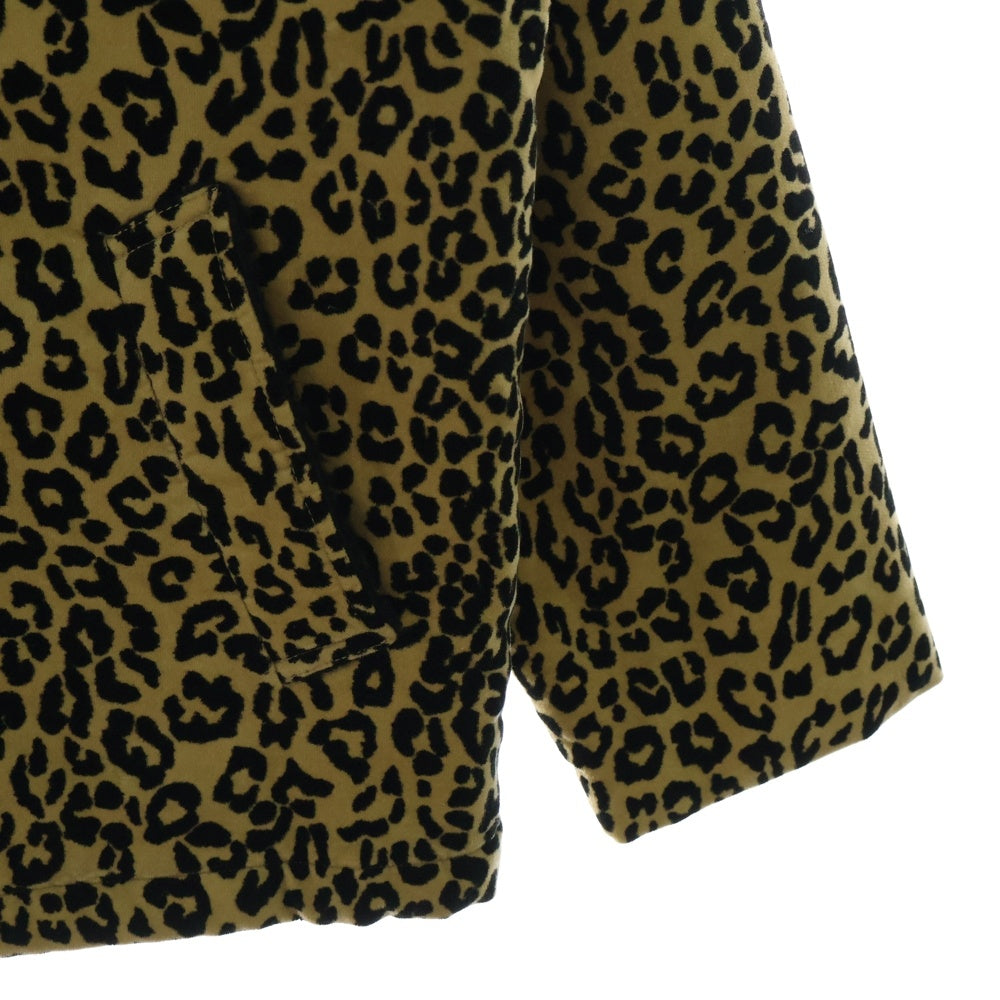 SUPREME(シュプリーム) 24AW Kindermann Uncut Corduroy Car Coat Leopard キンダーマン アンカット コーデュロイ カーコート ジャケット ブルゾン ベージュ/ブラック