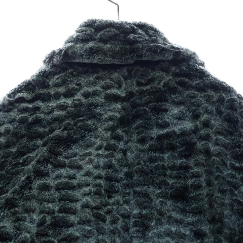 SUPREME(シュプリーム) 23SS Croc Faux Fur Overcoat GORE-TEX クロコ柄 フェイクファー オーバーコート ロングコート ゴアテックス グレー