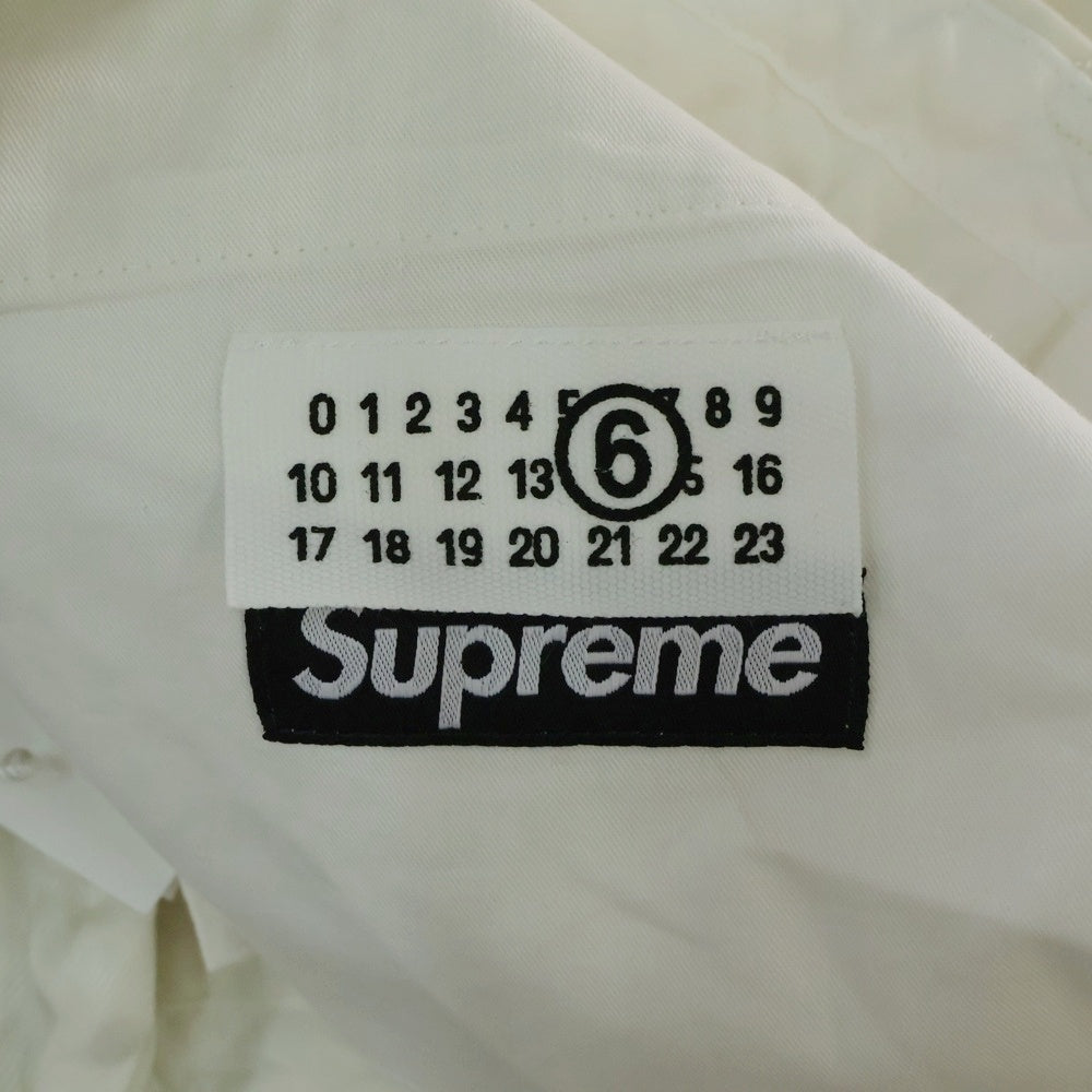 SUPREME(シュプリーム) 24SS×MM6 Maison Margiela Washed Cotton Suit メゾンマルジェラ ウォッシュド コットン スーツ セットアップ ホワイト