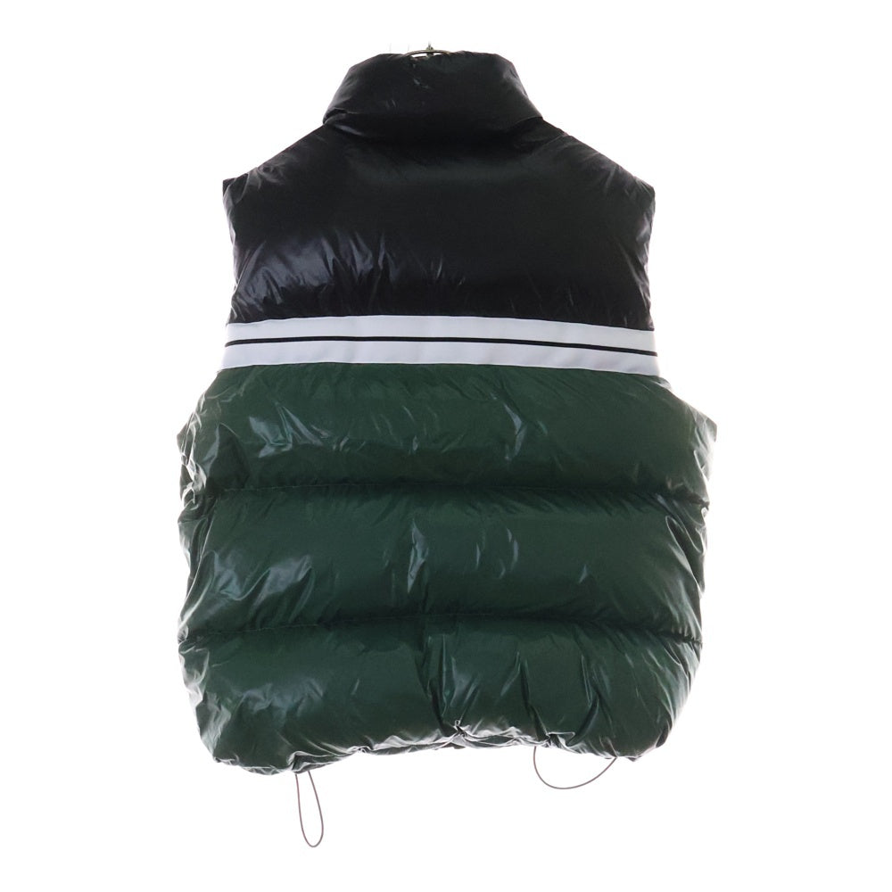 Palm Angels(パームエンジェルス) 23SS Classic Track Puffed Vest クラシック トラック パッフド ダウン ベスト グリーン PMED018F22FAB0015510
