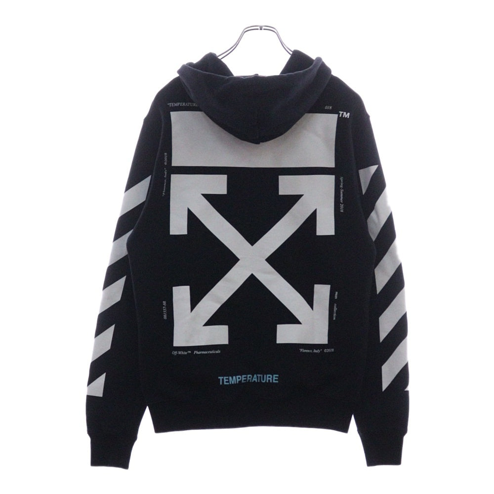 OFF-WHITE(オフホワイト) 18SS MONA LISA PULLOVER HOODIE モナリザ プルオーバー フーディー パーカー スウェット ブラック OMBB029S18003012