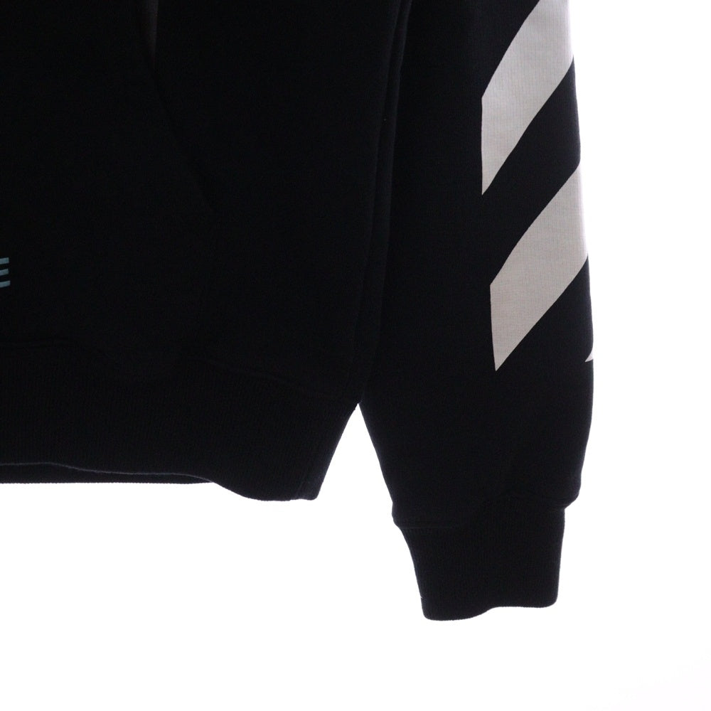 OFF-WHITE(オフホワイト) 18SS MONA LISA PULLOVER HOODIE モナリザ プルオーバー フーディー パーカー スウェット ブラック OMBB029S18003012