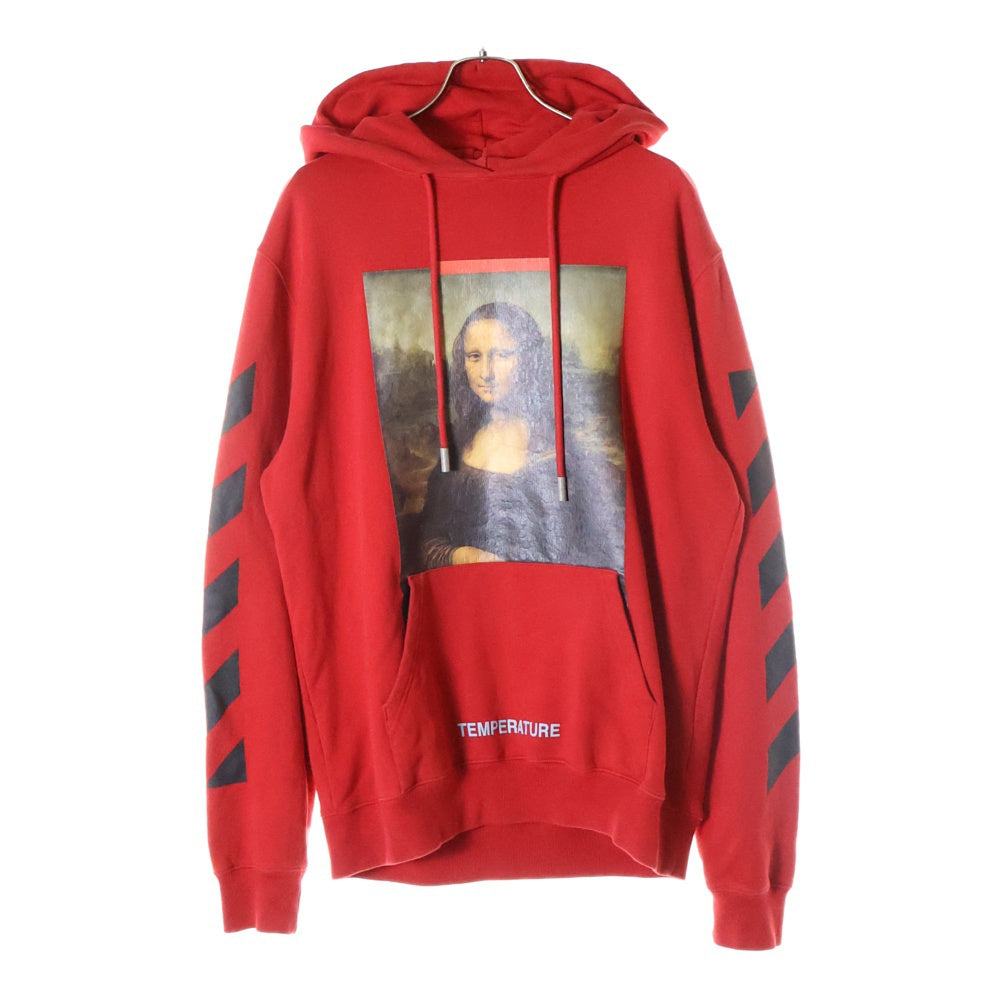 OFF-WHITE(オフホワイト) 18SS MONA LISA PULLOVER HOODIE モナリザ プルオーバー フーディー パーカー スウェット レッド OMBB029S18003012