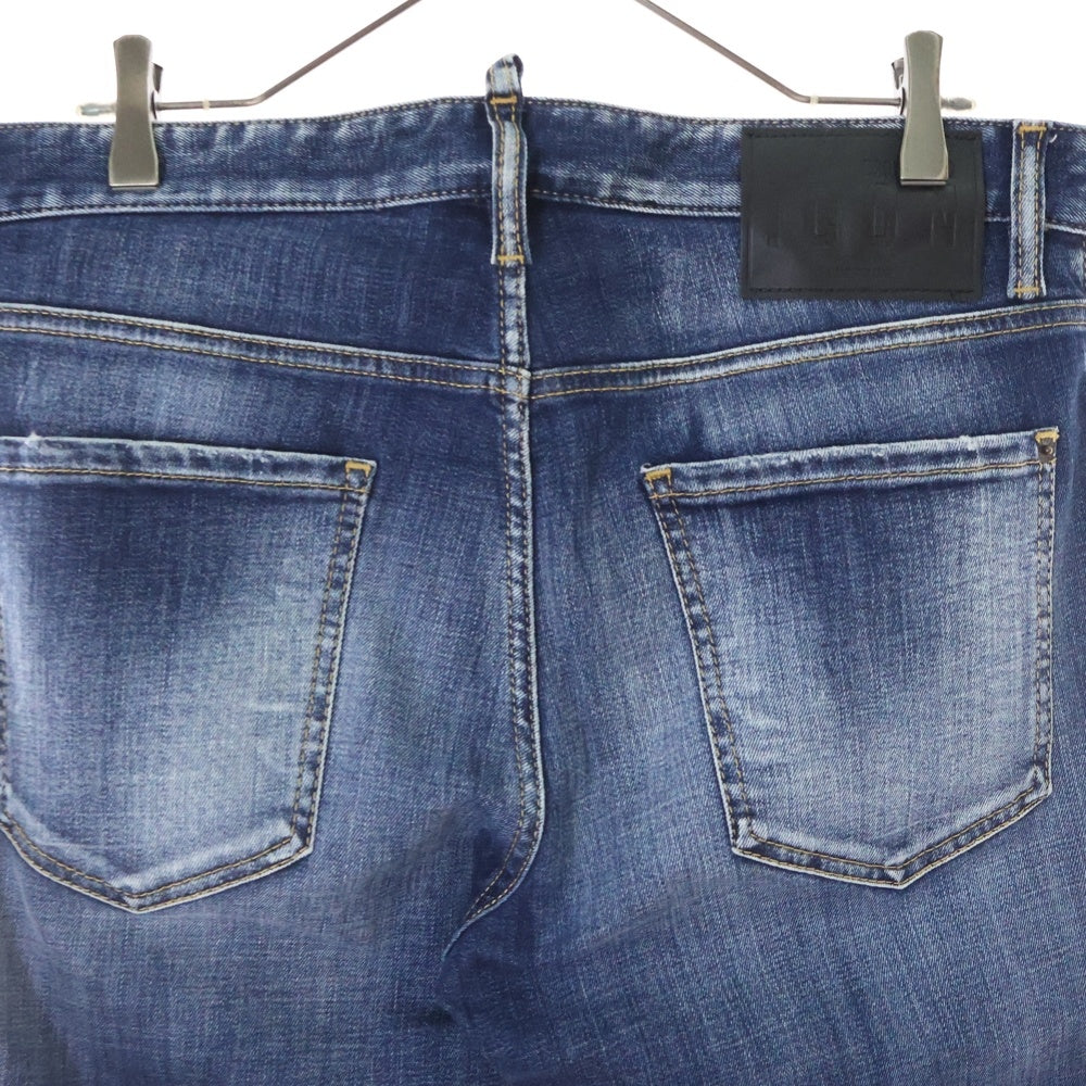 DSQUARED2(ディースクエアード) 24AW ICON Regular Jean アイコン ダメージ加工 レギュラー デニムパンツ ジーンズ インディゴS79LA0084 S30664
