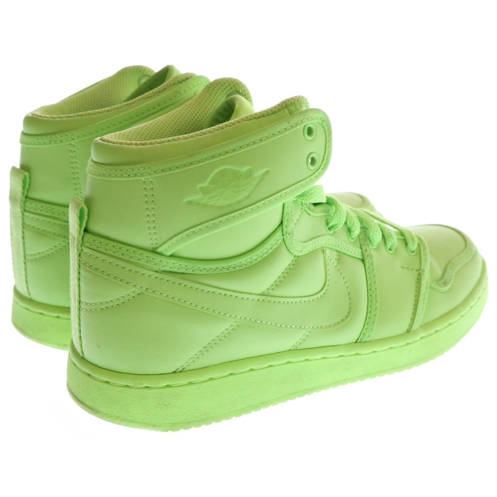 NIKE(ナイキ) ×BILLIE EILISH WMNS AJKO 1 SP VOLT ビリーアイリッシュ ウィメンズ エアジョーダン1 ボルト ハイカットスニーカー US7/24cm DN2857-330 レディース