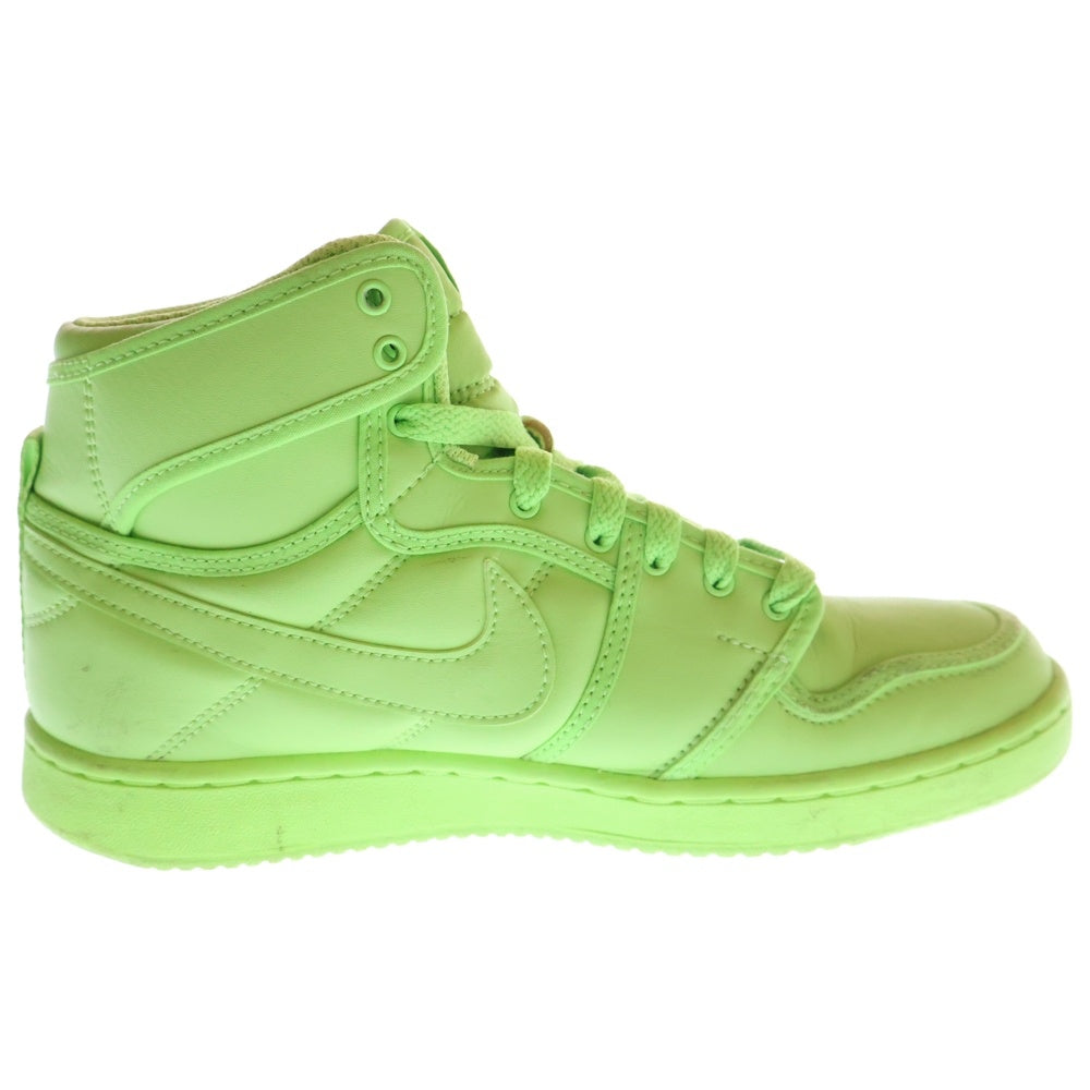 NIKE(ナイキ) ×BILLIE EILISH WMNS AJKO 1 SP VOLT ビリーアイリッシュ ウィメンズ エアジョーダン1 ボルト ハイカットスニーカー US7/24cm DN2857-330 レディース