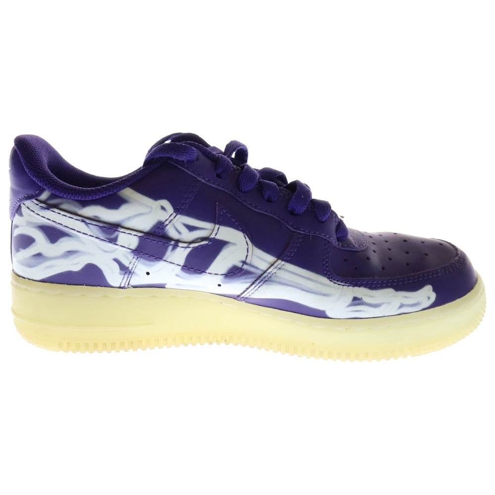 NIKE(ナイキ) AIR FORCE 1 07 SKELETON QS CU8067-500 エアフォース1スケルトン ローカットスニーカー パープル US6/24cm CU8067-500 レディース