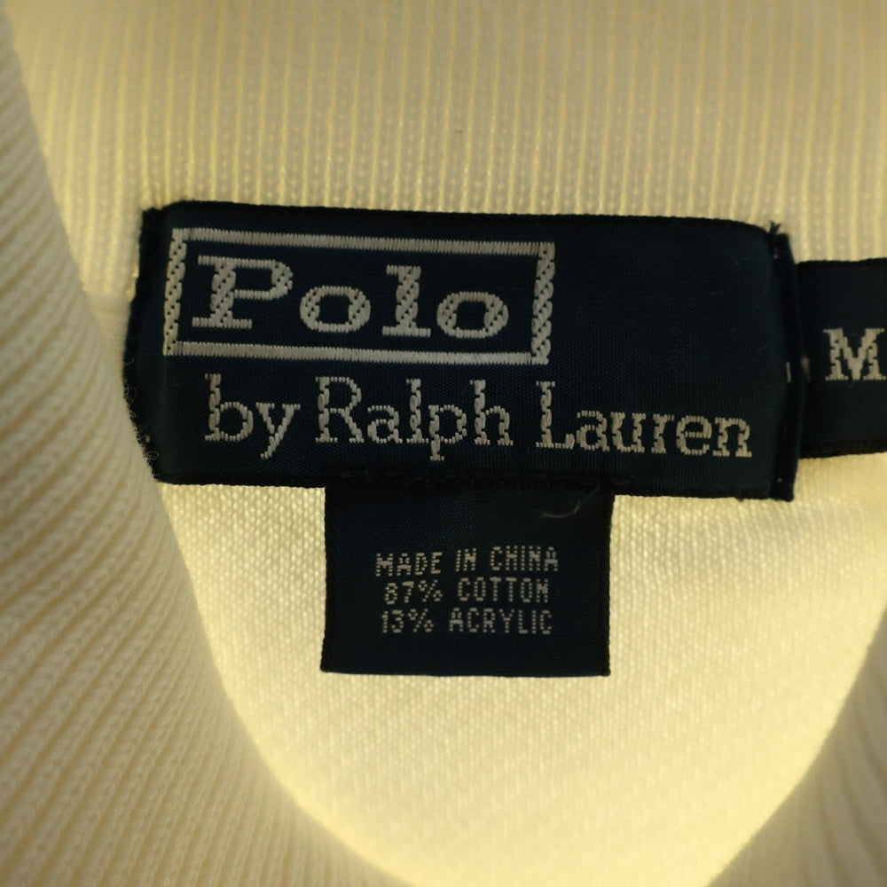 POLO RALPH LAUREN(ポロラルフローレン) 90s ショールカラー スウェットカーディガン ホワイト