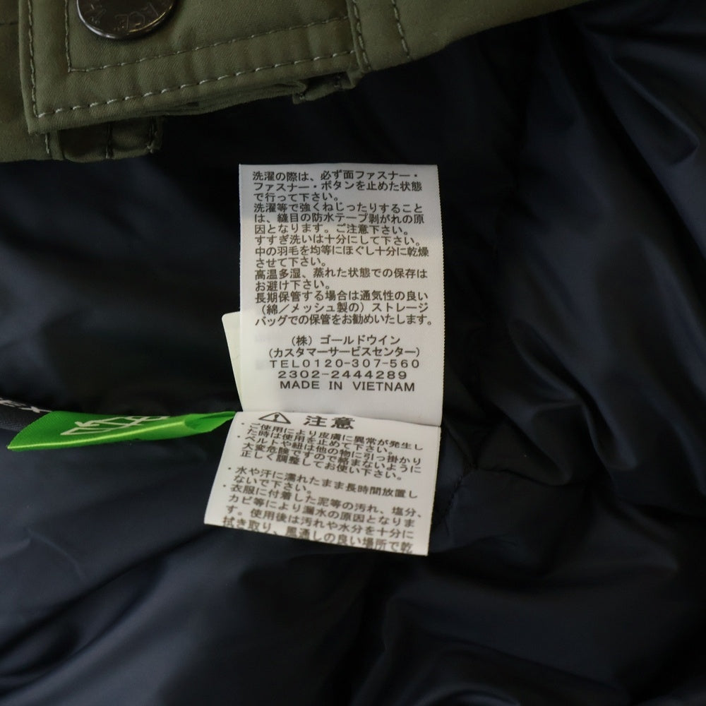 THE NORTH FACE(ザノースフェイス) 22AW GORE-TEX Mountain Down Jacket ゴアテックス マウンテン ジップアップ ダウンジャケット カーキ ND92237