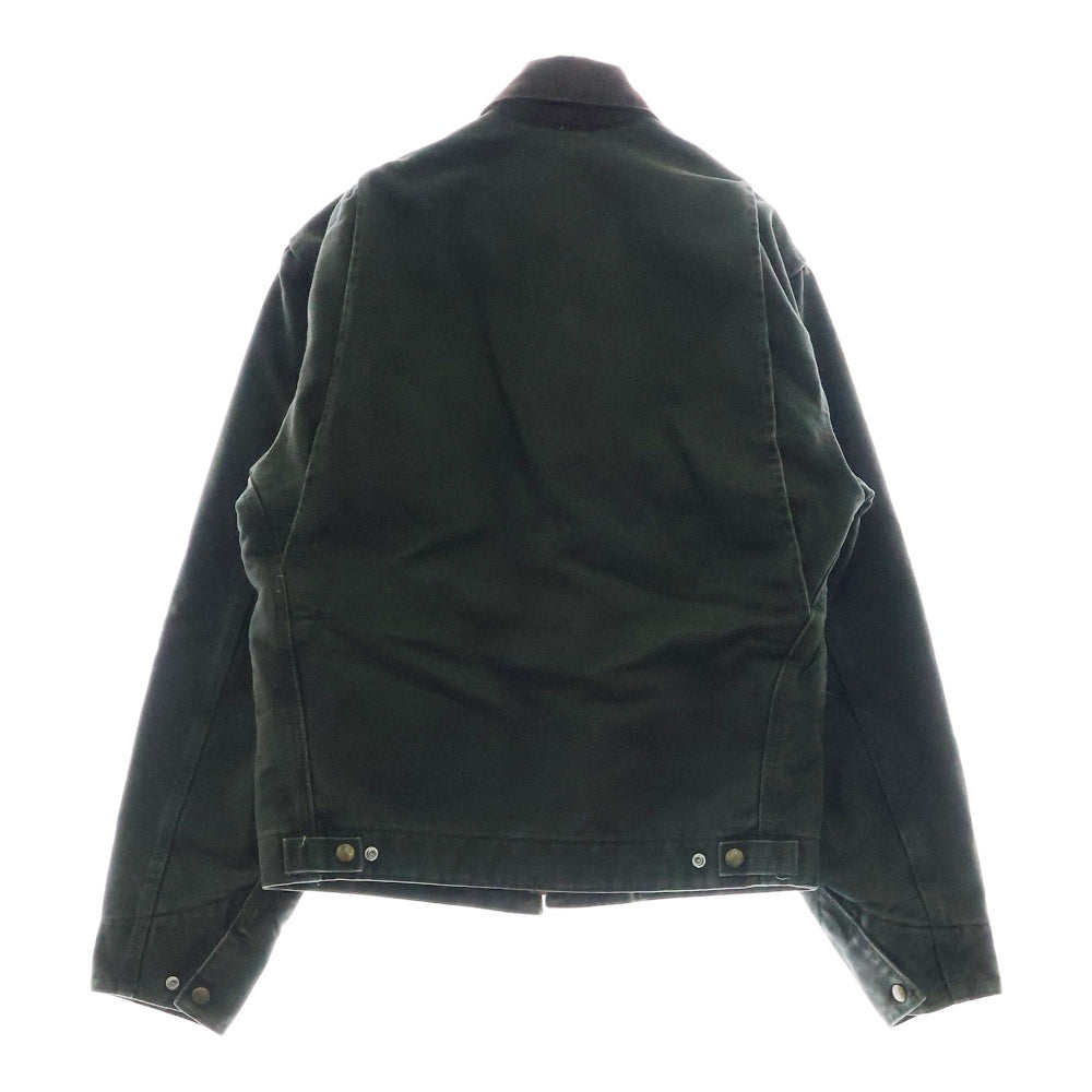 CARHARTT(カーハート) 00s DETROIT JACKET USA製 デトロイト ダックワークジップアップジャケット モスグリーン J97MOS