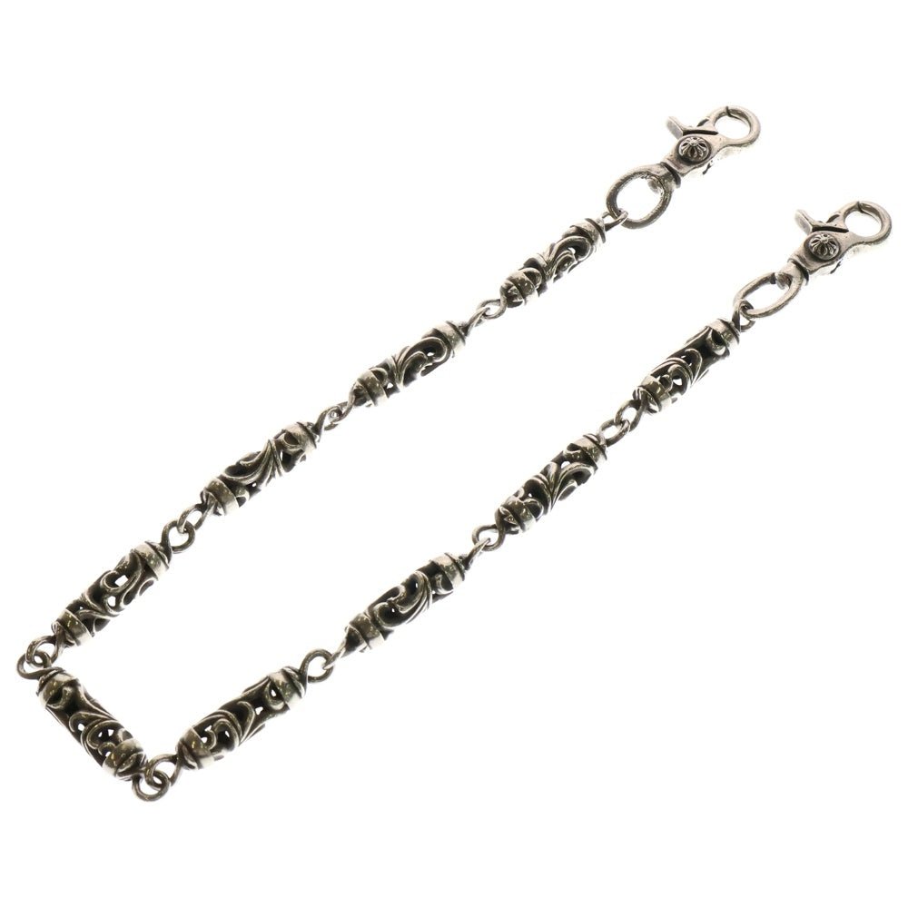 CHROME HEARTS(クロムハーツ) ROLLER LONG-T/2クリップロング ローラー ウォレットチェーン シルバー