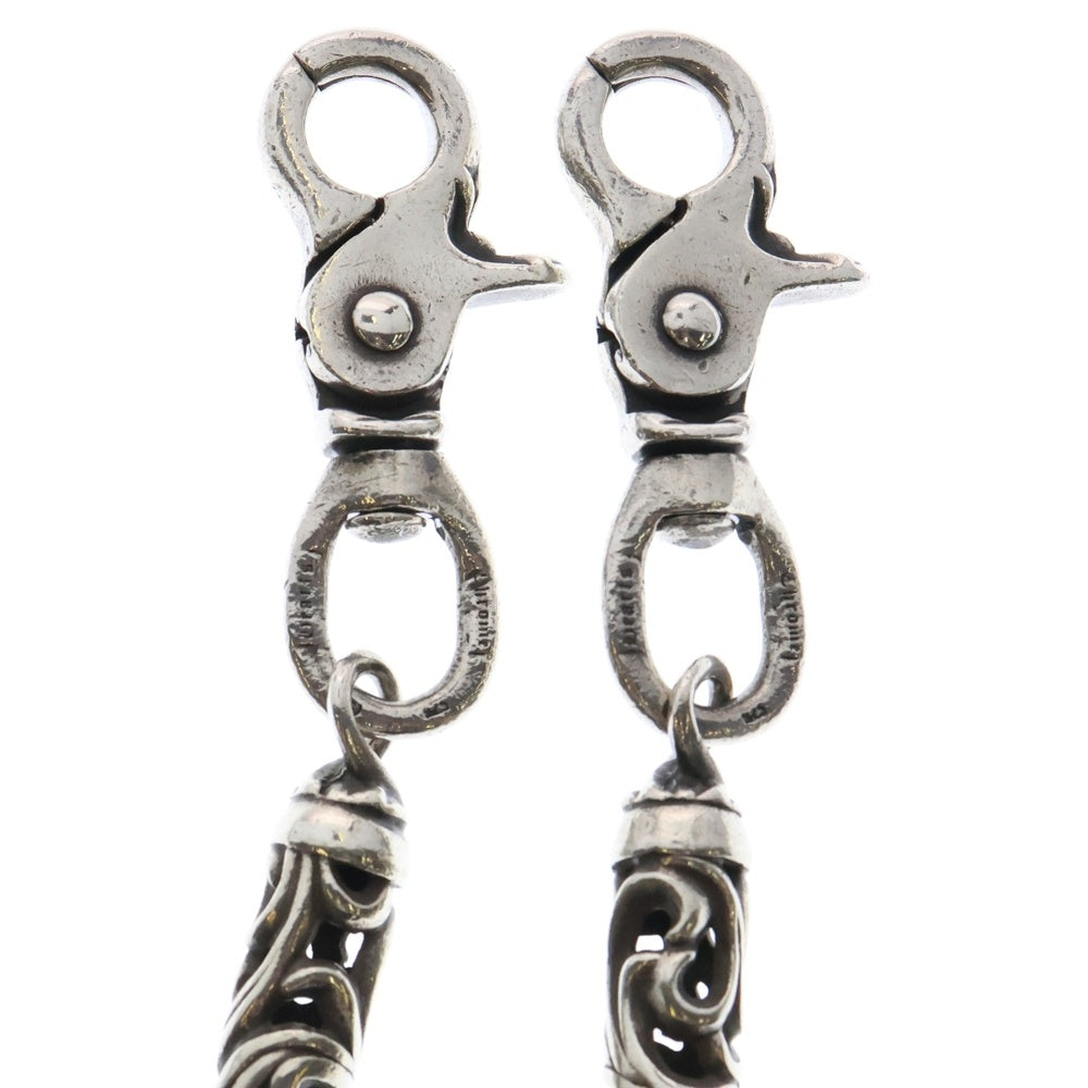 CHROME HEARTS(クロムハーツ) ROLLER LONG-T/2クリップロング ローラー ウォレットチェーン シルバー