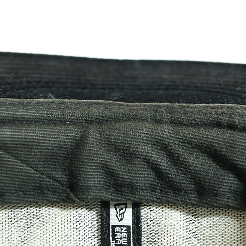 SUPREME(シュプリーム) ×NEW Era 59FIFTY ニューエラ NYロゴ ベロア ベースボールキャップ 帽子 ブラック