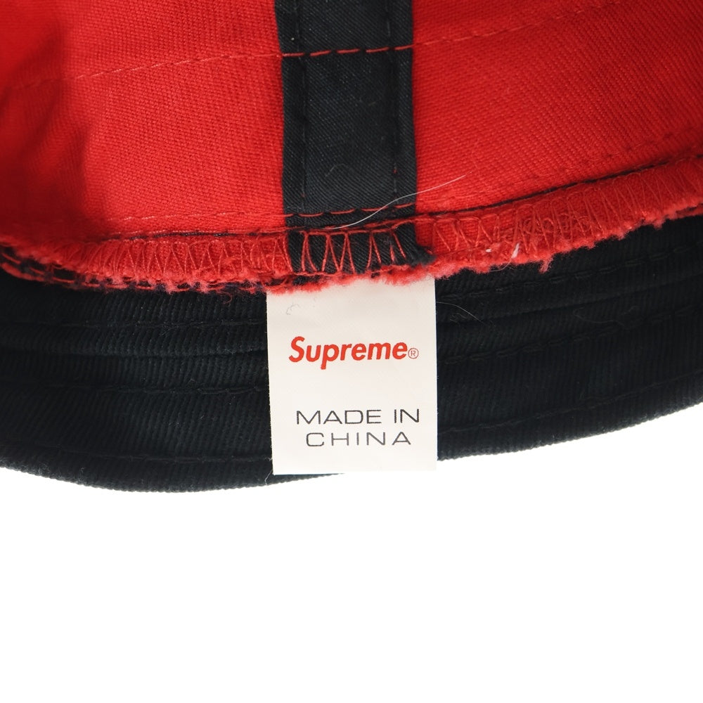 SUPREME(シュプリーム) 19AW Jacquard Logo Taping Crusher Hat ジャガード テーピングロゴ クラッシャーハット レッド