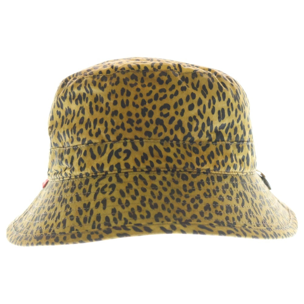 SUPREME(シュプリーム) 20SS ×Barbour Waxed Cotton Crusher バブアー ワックスド コットン レオパード クラッシャーハット 帽子 ベージュ