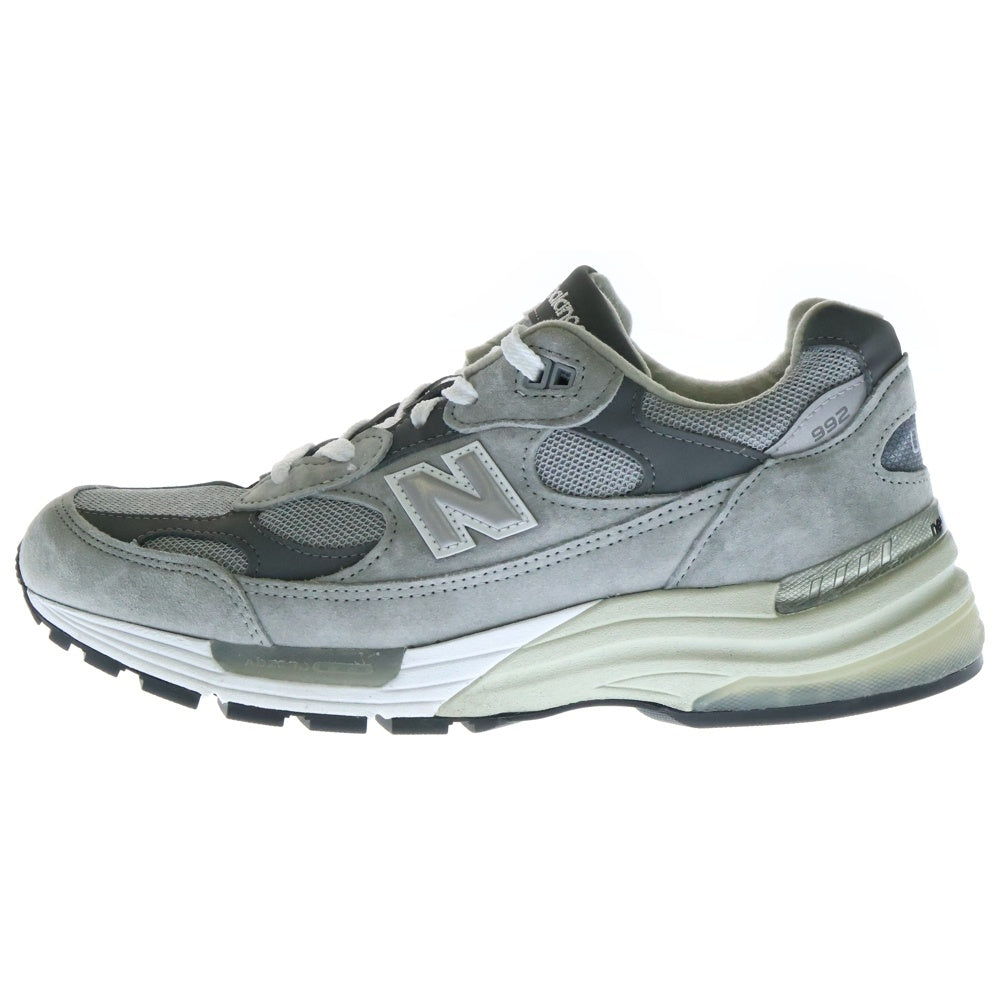 New Balance(ニューバランス) M992GR スウェードレースアップローカットスニーカー グレー US9/27cm